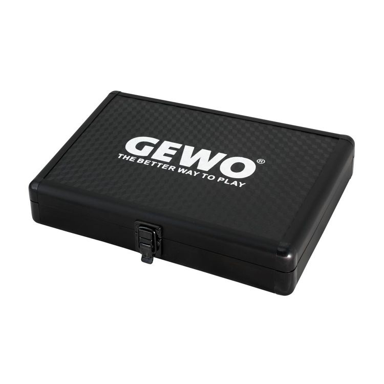 Bat case GEWO aluminum suitcase black Table Tennis \ Bat Cases