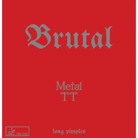 Long pips METAL TT Brutal black