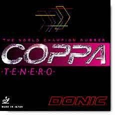 Pips-in DONIC Coppa Tenero red