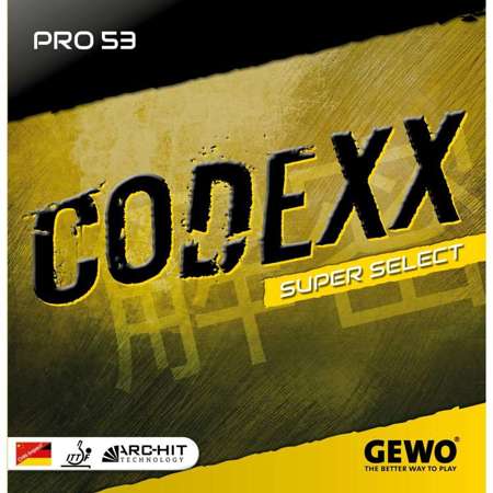 Pips-in GEWO Codexx Pro 53 SuperSelect red