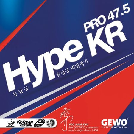 Pips-in GEWO Hype KR Pro 47.5 red