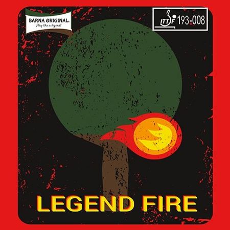 Pips-out Short BARNA ORIGINAL Legend Fire red