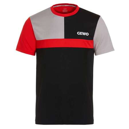 T-shirt GEWO Ravenna black with red