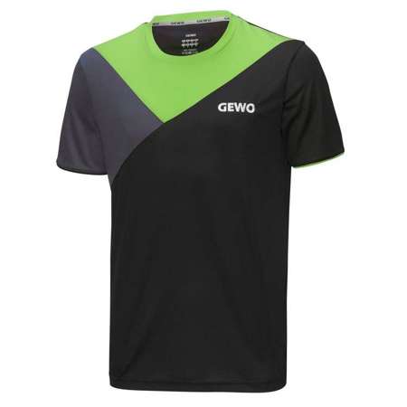 T-shirt GEWO Toledo black with lime