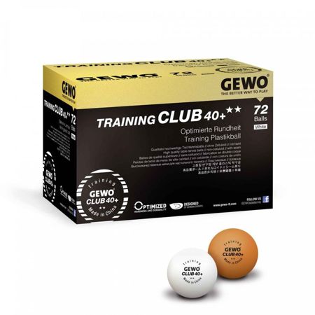 plastic balls GEWO Training Club 40+ ** 72 pcs.