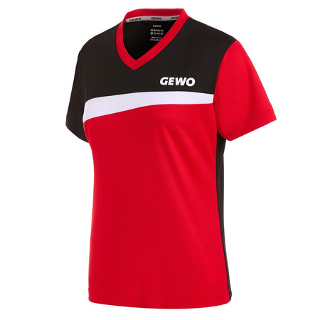 Shirt GEWO Shirt Fondi III Lady red/black