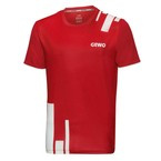 T-shirt GEWO Bloques red / white