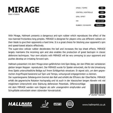 HALLMARK Mirage red