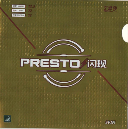Pips-in FRIENDSHIP RITC 729 Presto Spin black