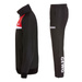 Tracksuit GEWO Fondi I black with red