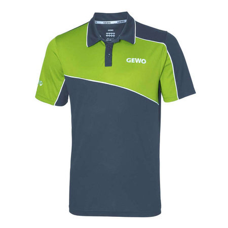 Shirt GEWO Pinto Cotton grey with green