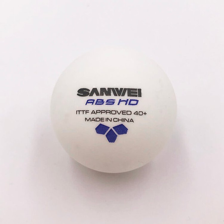 plastic balls SANWEI 40+ ABS HD *** ITTF 3 pcs