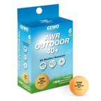 plastic balls GEWO AWR Outdoor 40+  6 pcs orange