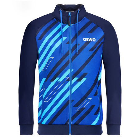 Jacket GEWO Hoodie Ponza II navy with blue