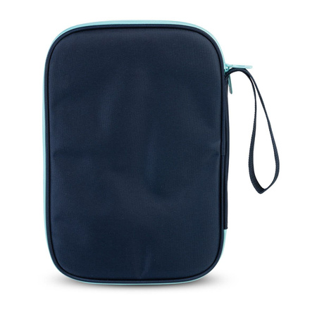 Bat case double GEWO Stripes Double navy with blue