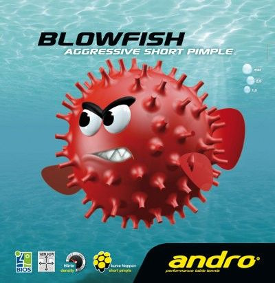 Pips-out Short ANDRO Blowfish red