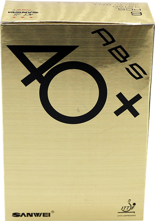 plastic balls SANWEI 40+ ABS *** 6 pcs