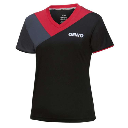 Shirt GEWO Toledo Lady black / red