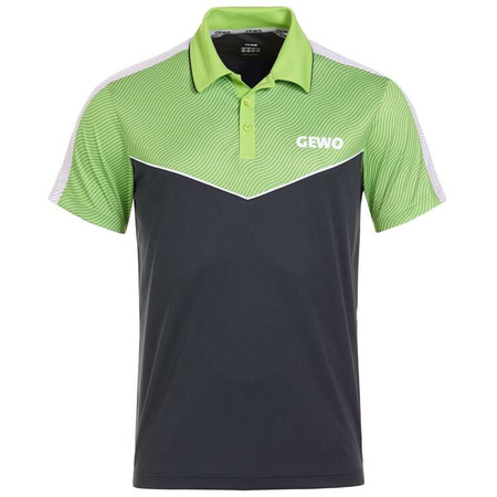 shirt GEWO Prato grey with green