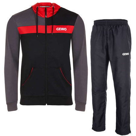 Tracksuit GEWO Ravenna black with grey