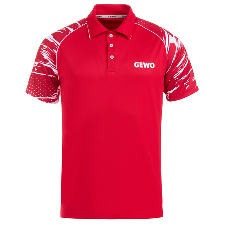 Shirt GEWO Marmo II red / white