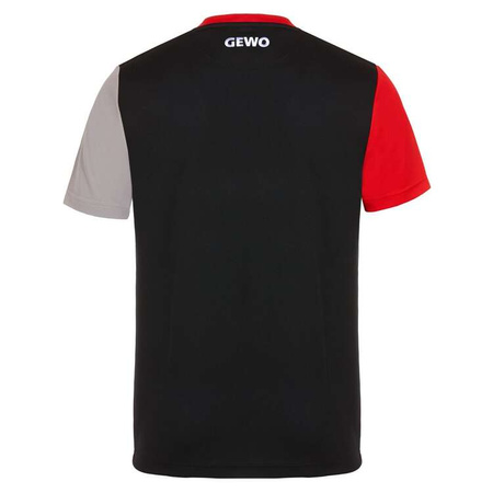 T-shirt GEWO Ravenna black with red