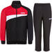 Tracksuit GEWO Fondi I black with red