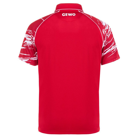 Shirt GEWO Marmo II red / white