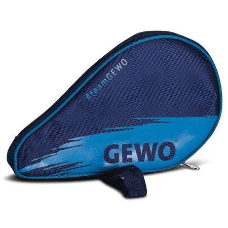 Bat case GEWO Wave Round with ball compartment blue