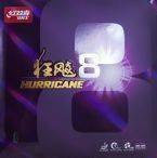 Pips-in DHS Hurricane 8 Mid-Hard red