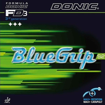 Pips-in DONIC Blue Grip S2 red