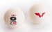 plastic balls YINHE H40+ 3*** WTT ITTF (seam) 6 pcs white