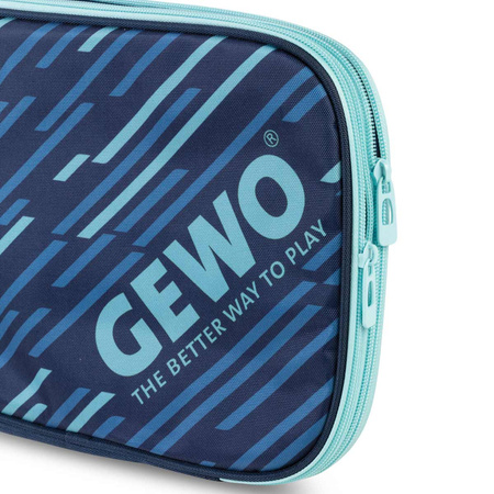 Bat case double GEWO Stripes Double navy with blue