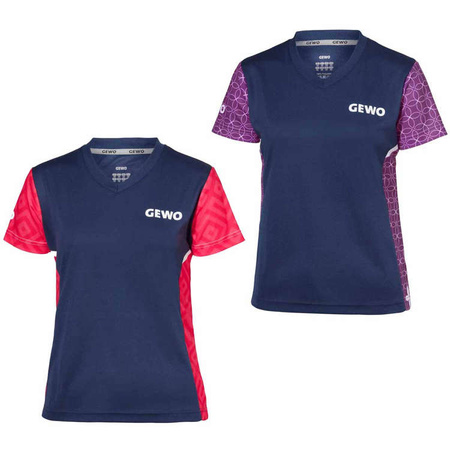 Shirt GEWO Emma navy with pink