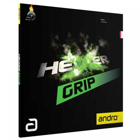 Pips-in ANDRO Hexer Grip green