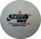 plastic balls DHS Dual * 40+,10 pcs