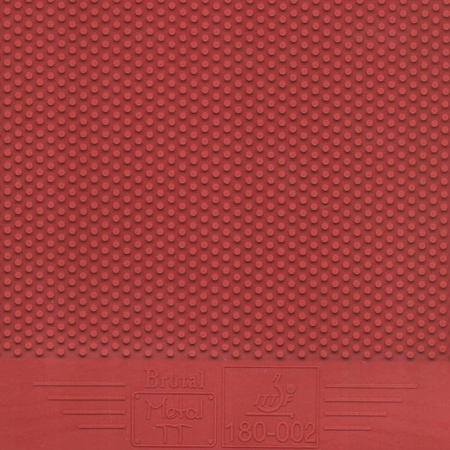 Long pips METAL TT Brutal red