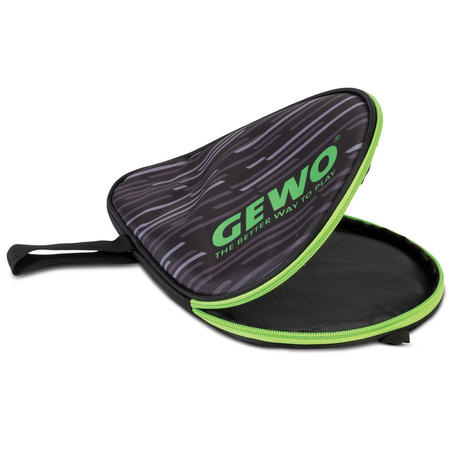 Bat case single GEWO Stripes Round black with lime