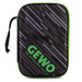 Bat case single GEWO Stripes Single black with lime