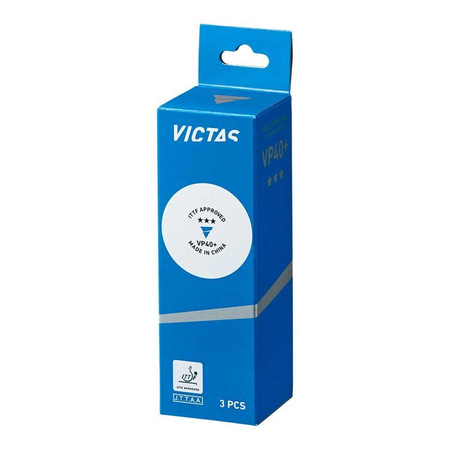 plastic balls VICTAS VP40+ *** 3 pcs.