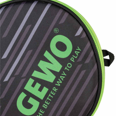 Bat case single GEWO Stripes Round black with lime