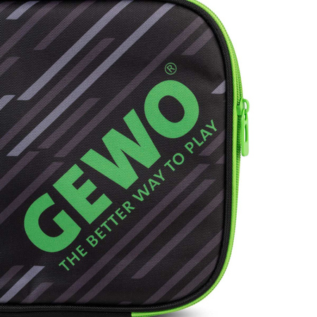 Bat case single GEWO Stripes Single black with lime