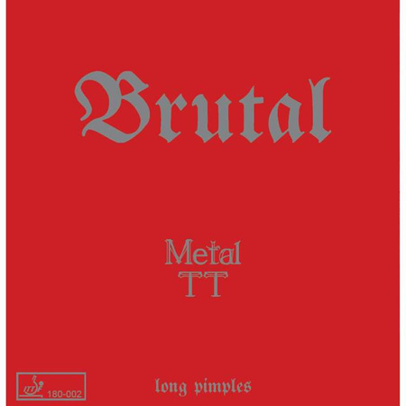 Long pips METAL TT Brutal black