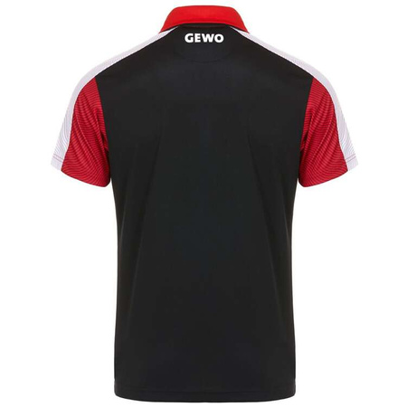 shirt GEWO Prato black with red
