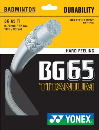 Badminton String YONEX BG 65 Ti - 10m