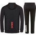 Tracksuit GEWO Ponza I black with red