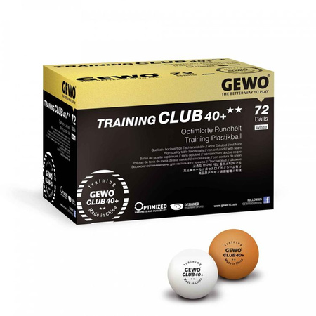 plastic balls GEWO Training Club 40+ ** 72 pcs.
