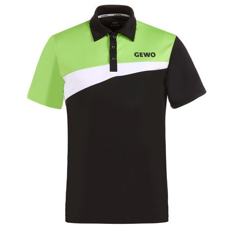 Shirt GEWO Fondi I Cotton black with lime