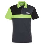 shirt GEWO Ravenna grey with green