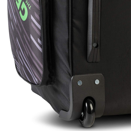 Sport Bag GEWO Trolley Stripes XL black with lime